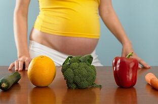 El embarazo es una contraindicación para la pérdida de peso de 10 kg en 1 mes. 