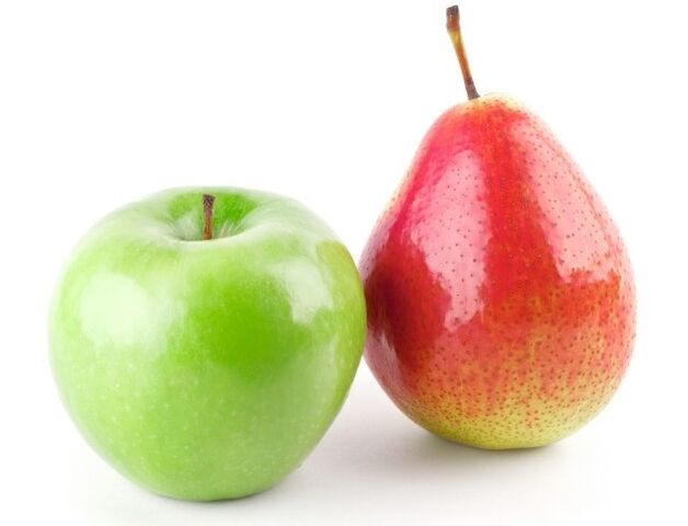 Manzanas y peras en la dieta Dukan