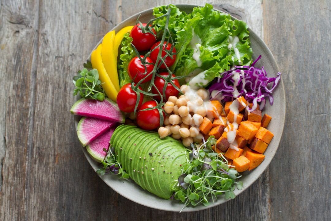 comida sana y no saludable
