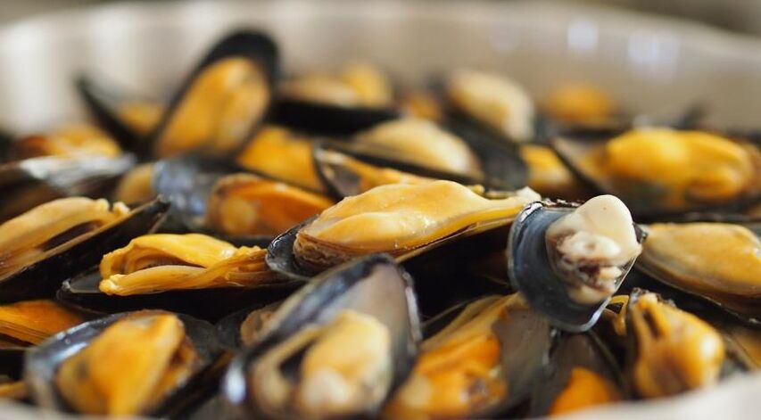 Mejillones en una dieta proteica