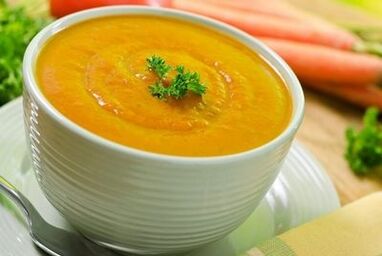 Sopa de puré de verduras gastritis