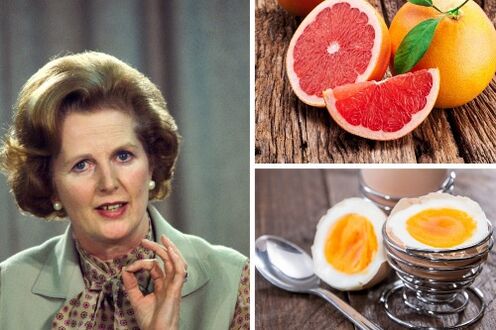 Alimentos dietéticos Margaret Thatcher y Maggi